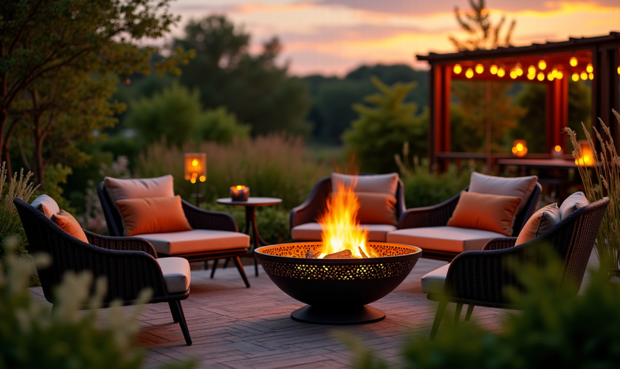 Brasero extérieur : comment transformer votre jardin en espace de vie convivial